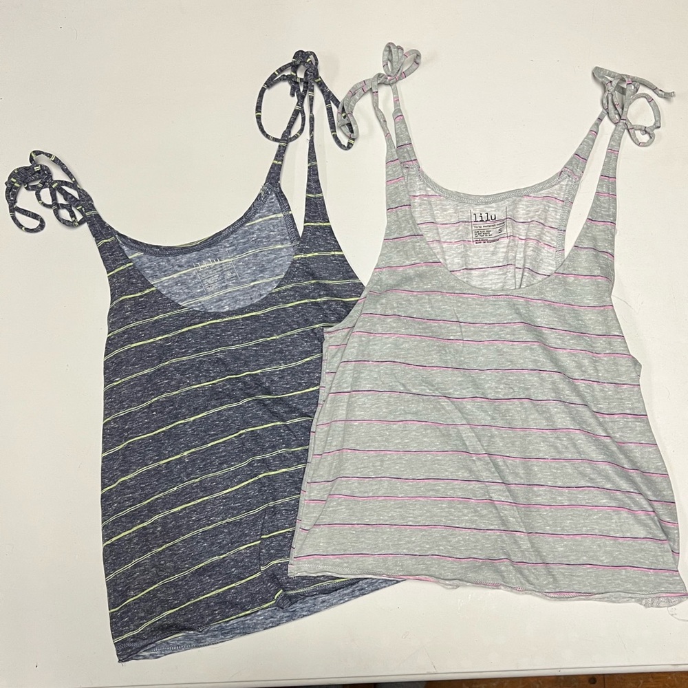 Lilu brand crop tank tops